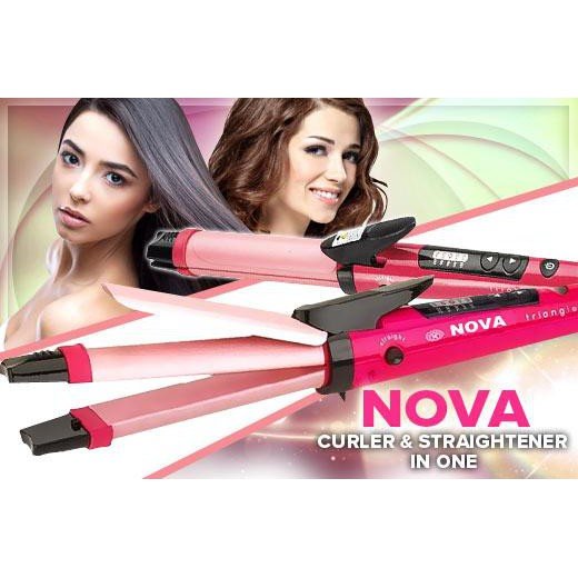 Nova 2 in one hair straightener and outlet curler