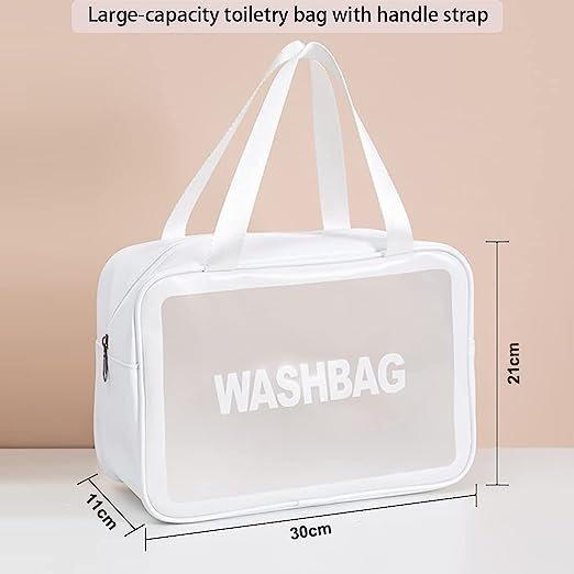 Washbag Multi Functional Large Makeup Pouch for Women Waterproof PVC ...