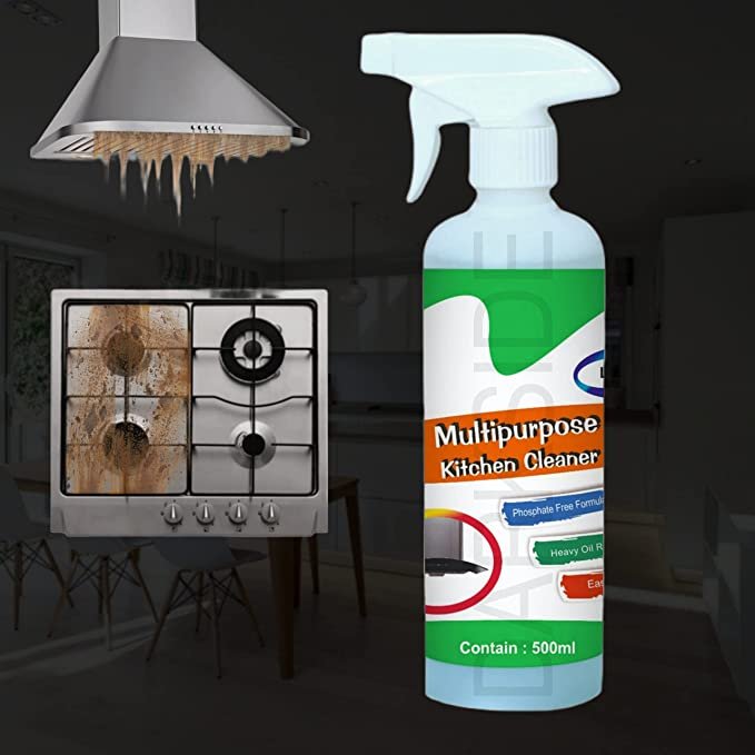 KITCHEN CLEANER SPRAY OIL & GREASE STAIN REMOVER CHIMNEY CLEANER SPRAY