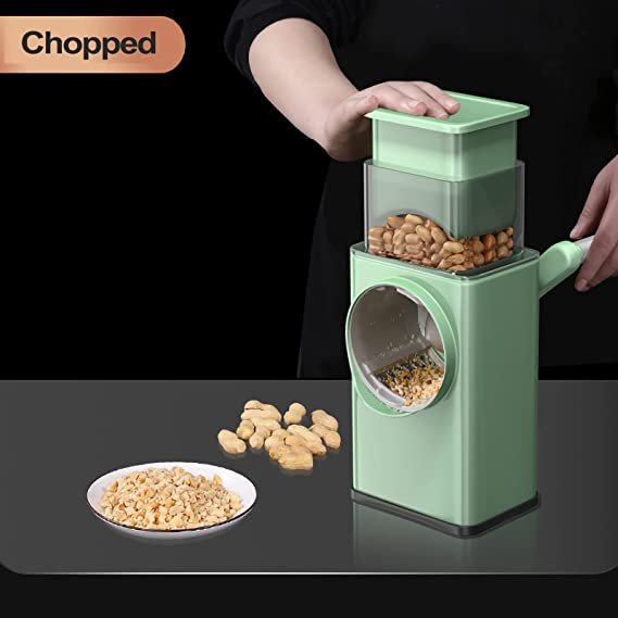 Multifunctional 3 In 1 Rotary Cheese Grater Vegetable Storm Slicer