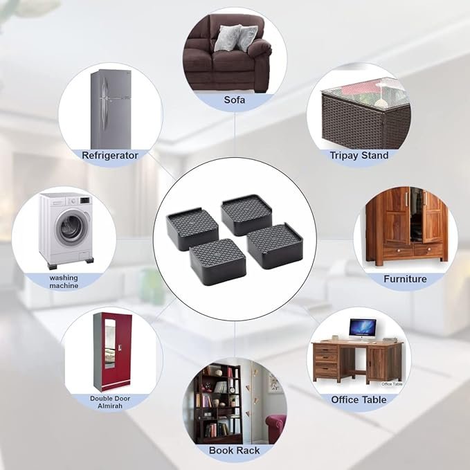 All in one MultiPurpose Stand Footrests for Wardrobe Refrigerator Washing Machine Stand Furniture Base Stand